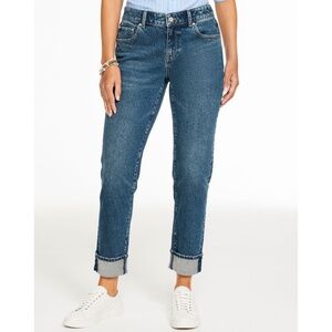 NWT Talbots Everyday Relaxed Jeans Cooper Wash Size 10